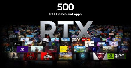 NVIDIA depaseste 500 de jocuri si aplicatii cu RTX si lanseaza un nou driver GeForce Game Ready