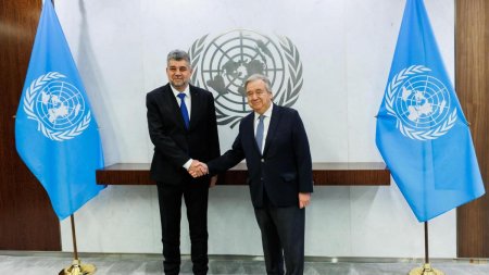 Marcel Ciolacu, la ONU: Romania iubeste pacea si crede in negociere