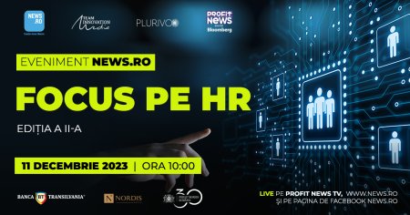 Piata muncii si trendurile in HR, analizate la evenimentul televizat News.ro Focus pe HR - editia a II-a