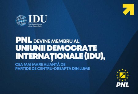 Partidul National Liberal a aderat la Uniunea Democrata Internationala