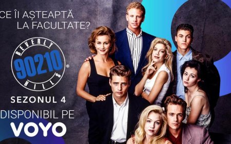 Sezonul 4 al indragitului serial <span style='background:#EDF514'>BEVERLY</span> Hills 90210 este acum disponibil pe VOYO!
