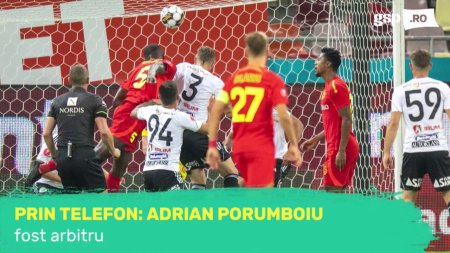 Adrian <span style='background:#EDF514'>PORUMBOIU</span>, expertiza despre faza golului anulat al lui Florinel Coman in CFR Cluj - FCSB