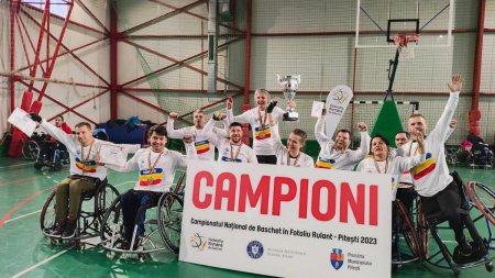 Performanta uriasa: trofeul Campionatului National de Baschet in Fotoliu Rulant merge la Brasov