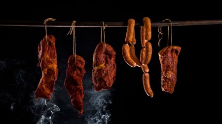 Aroma Craciunului vine din afumatori. Secretele pentru prepararea carnii de porc sunt mostenite de generatii in Maramures