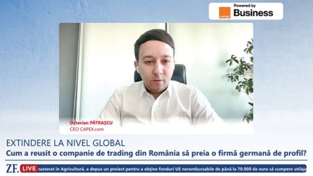 ZF Live. Octavian Patrascu, CEO al CAPEX.com, dezvaluie culisele tranzactiei prin care start-up-ul din Romania va prelua un grup din Germania - Naga.com, listat la Bursa din Frankfurt: Am inceput sa vorbim pe Twitter, apoi am avut o discutie oficiala care s-a finalizat cu o lista de <span style='background:#EDF514'>TERMENI SI CONDITII</span>
