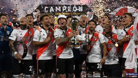 River Plate a castigat Trofeul Campionilor si a doborat recordul de titluri nationale al <span style='background:#EDF514'>BOCA</span> Juniors