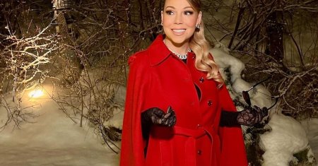 Mariah Carey, Craciun magic alaturi de copiii ei! S-au plimbat cu sania prin zapada