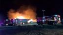 Incendiu puternic la un operator economic din Prahova