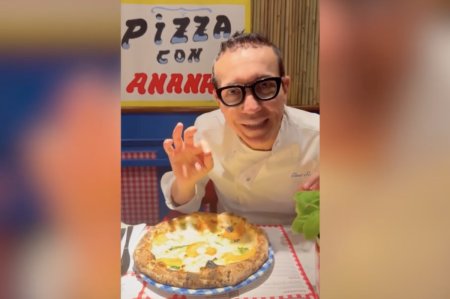 Regele pizzerilor din Italia a inceput sa faca pizza cu <span style='background:#EDF514'>ANANAS</span>