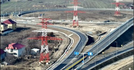 Autostrada de centura a Bucurestiului: 8,7 km au fost dati in circulatie VIDEO