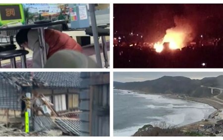 Absolut infricosator. Noi imagini cu momentul in care Japonia a fost zguduita de cutremurul cu magnitudinea 7,6