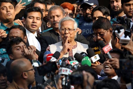 Bancherul Muhammad Yunus, laureat al Premiului Nobel pentru pace, condamnat pentru nerespectarea legislatiei muncii din Bangladesh: 