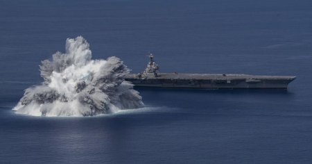 Statele Unite retrag <span style='background:#EDF514'>PORTAVION</span>ul USS Gerald R. Ford trimis in Mediterana dupa atacul Hamas