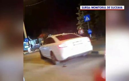 Coada kilomterica la un fast-food din Suceava. Un tanar a fost incatusat pentru ca a refuzat sa iasa din rand