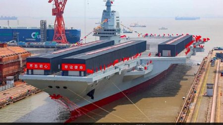 China dezvaluie noi imagini ale unui portavion de ultima generatie