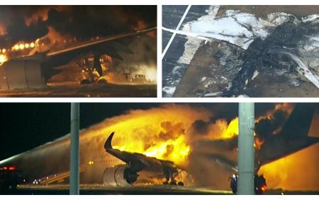 Expertii in aviatie au dat verdictul in cazul accidentului din Japonia: A dat nastere unei mingi de foc uriase