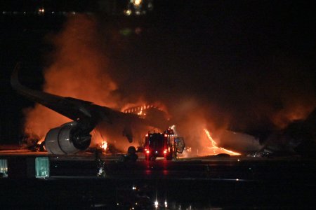 Aeronava Pazei de Coasta nu a primit permisiunea sa decoleze inainte sa se ciocneasca cu avionul Japan Airlines