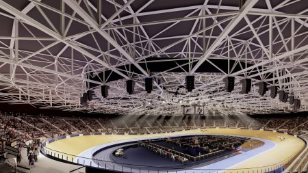 Craiova: imagini cu cea mai spectaculoasa sala de sport din Romania