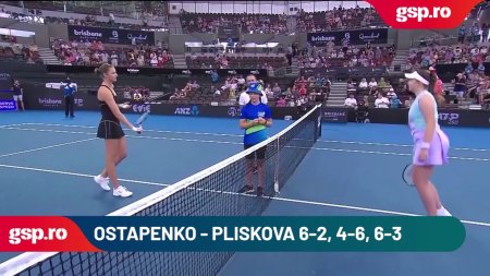 <span style='background:#EDF514'>JELENA</span> Ostapenko trece de Karolina Pliskova, in 3 seturi, si se califica in sferturile de la Brisbane