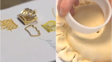 Bijuterii de aur de 7.500 de euro ascunse in prajituri, de o patiserie, pentru ziua de Boboteaza