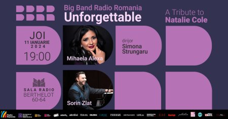 Unforgettable: A Tribute to Natalie Cole : primul concert al Noului An la Sala Radio