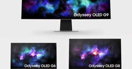 CES 2024: Samsung anunta noi monitoare de gaming, din gama Odyssey, cu panouri OLED
