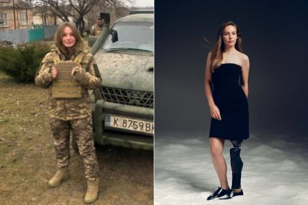  Puterea Dragonului. Soldatul ucrainean Ruslana, schilodita in razboi, imaginea unei colectii de Anul Nou a brandului care o imbraca si pe Olena Zelenska
