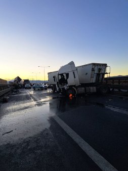 Accident cu noua victime pe Autostrada A 1 Sibiu – Deva. A fost activat Planul rosu de interventie