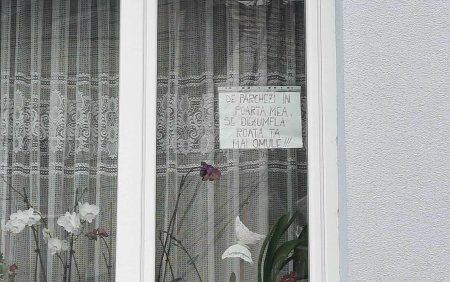 Mesaj a la Cluj: De parchezi in poarta mea, se dezumfla roata ta. Reactia bizara a unui internaut