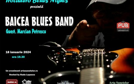 Concert de blues in Bucuresti cu George Baicea si Marcian Petrescu, in cadrul T<span style='background:#EDF514'>ROCAD</span>ero Blues Nights