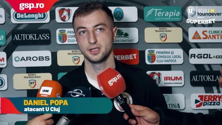 U Cluj - Kocaelispor 1-0 » Declaratiile lui <span style='background:#EDF514'>DANIEL POPA</span>, autorul unicului gol al partidei