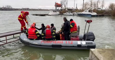 Operatiune de cautare pe lacul Siutighiol: doi pescari din Ovidiu sunt dati disparuti VIDEO