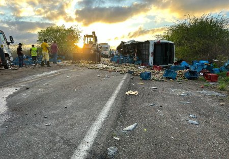 Un microbuz plin cu turisti care se intorceau dintr-o <span style='background:#EDF514'>EXCURSIE</span> s-a ciocnit cu un camion, in Brazilia. Cel putin 25 de oameni au murit | VIDEO
