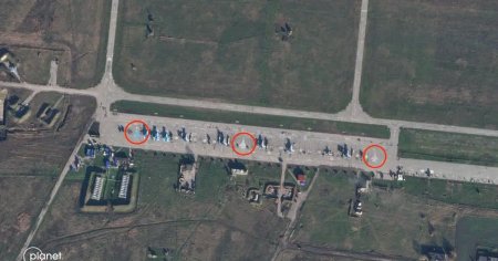 Rusia a vopsit avioane de lupta false pe aerodromurile sale pentru a pacali Ucraina sa nu le bombardeze pe cele reale