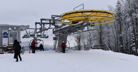 Se deschide Partia Nemira. Ce preturi se practica pe singura partie de schi din judetul Bacau FOTO