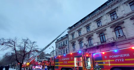 IGSU: Hotelul din Capitala care a luat foc nu are autorizatie de securitate la incendiu
