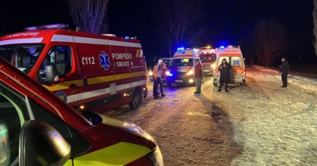 Doi copii, morti intr-un tragic accident, in judetul Bacau. 6 persoane au ajuns la spital FOTO