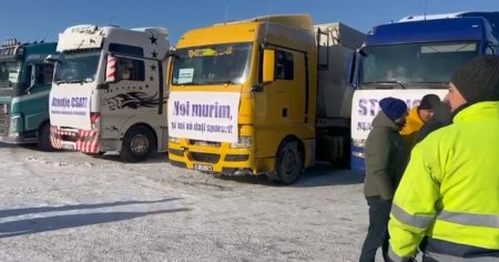 Protest al unor fermieri si transportatori, anuntat online, dar neasumat oficial de nimeni, ameninta cu blocarea Capitalei.  Reactia ministrului Agriculturii VIDEO