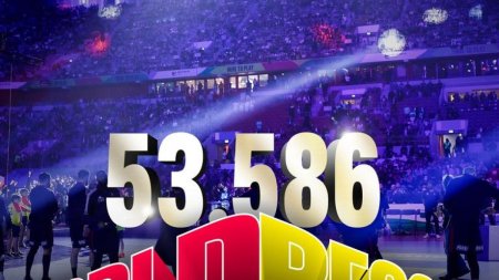 Record mondial: 53.586 de spectatori la meciul de deschidere al Campionatul European de handbal masculin EHF EURO 2024