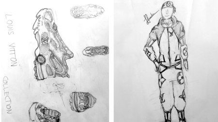 Desenele care i-au adus unui copil de 13 ani un stagiu la <span style='background:#EDF514'>LOUIS VUITTON</span>