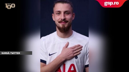 Radu Dragusin a imbracat pentru prima data tricoul lui Tottenham