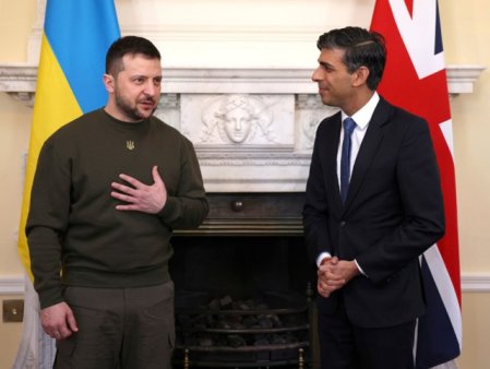 Cand America oboseste, Marea Britanie sporeste. Rishi Sunak anunta cresterea ajutorului britanic pentru Ucraina la 2,5 miliarde de lire sterline