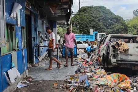Revolte soldate cu morti in Papua Noua Guinee. Capitala in stare de urgenta