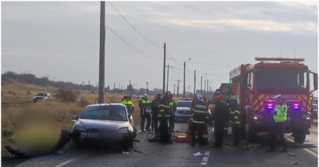 Accident grav pe DN1, in Prahova! Doua persoane au murit, iar alte patru sunt grav ranite