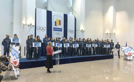 Team Romania  prezentata vineri inainte de plecarea la Jocurile Olimpice de Tineret Gangwon 2024