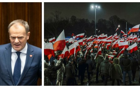 Polonia a devenit punctul fierbinte al UE, dupa instalarea guvernului Tusk. Proteste uriase si fosti <span style='background:#EDF514'>DEMNITARI</span> arestati