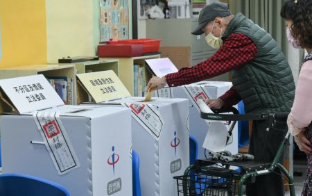 Alegeri in Taiwan, cu miza uriasa. S-au deschis sectiile de votare pentru scrutinul prezidential si parlamentar