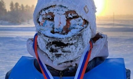 Imagini incredibile de la un maraton din Siberia » Doar 38 de persoane au participat la concursul desfasurat la -52 de grade!