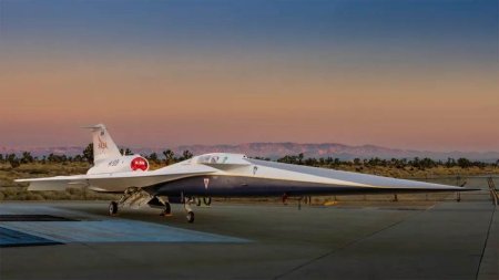 Surse: 'NASA si Lockheed Martin dezvaluie un avion supersonic X-59'