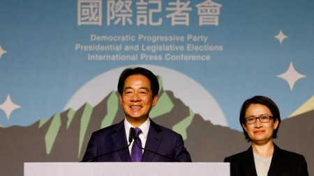 Lai Ching-te, de la partidul de guvernamant din Taiwan, a castigat alegerile prezidentiale